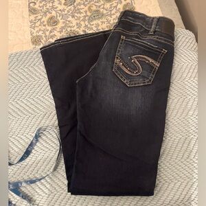 Silver Jeans Women's Boot Cut in Dark Blue